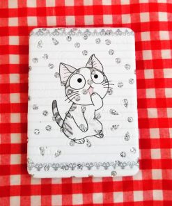 Espejo de cartera Rectangular, Gato Chii Imp